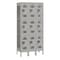 Salsbury Industries Wardrobe Locker, 36" W, 12" D, 78" H, (3) Wide, (9) Openings, Gray 73362GY-U - alternate 1